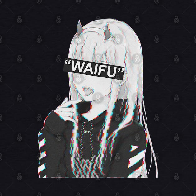 Darling in the Franxx Zero Two Glitch Waifu by cocorf